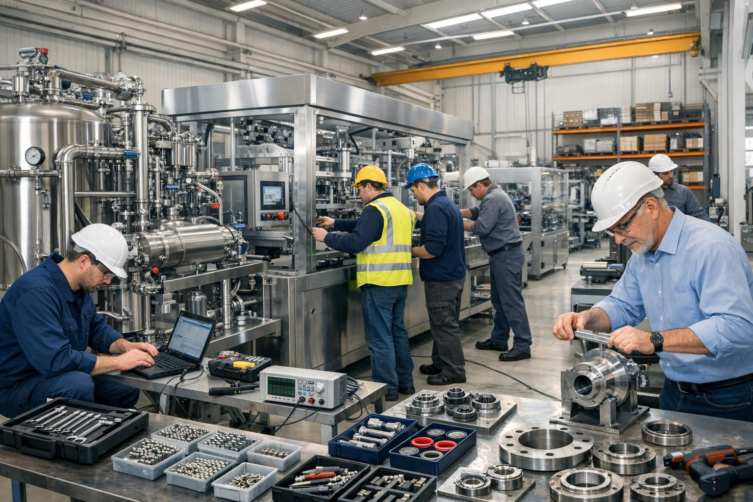 Full key-to-hand EPC solution for smaller size devices and installations    EPC solution  offers full responsibility from design to final deployment: design, as