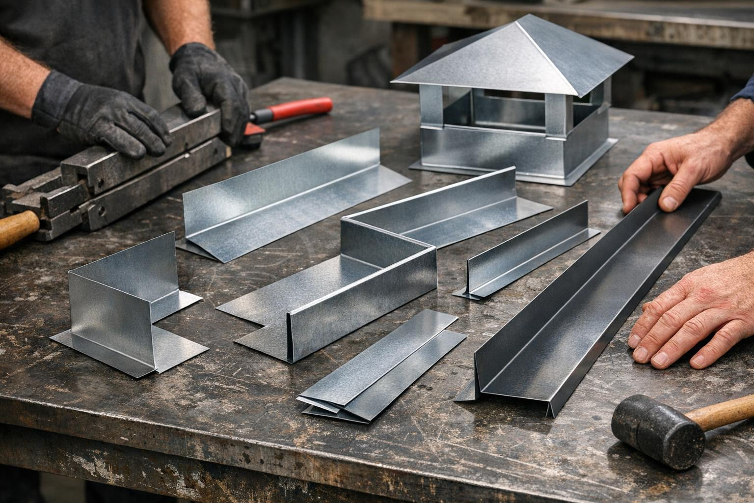 Flat elements that combine durability and aesthetics   Flat elements  offer both protection and style to the exterior of buildings: exactly folded stain, durabl