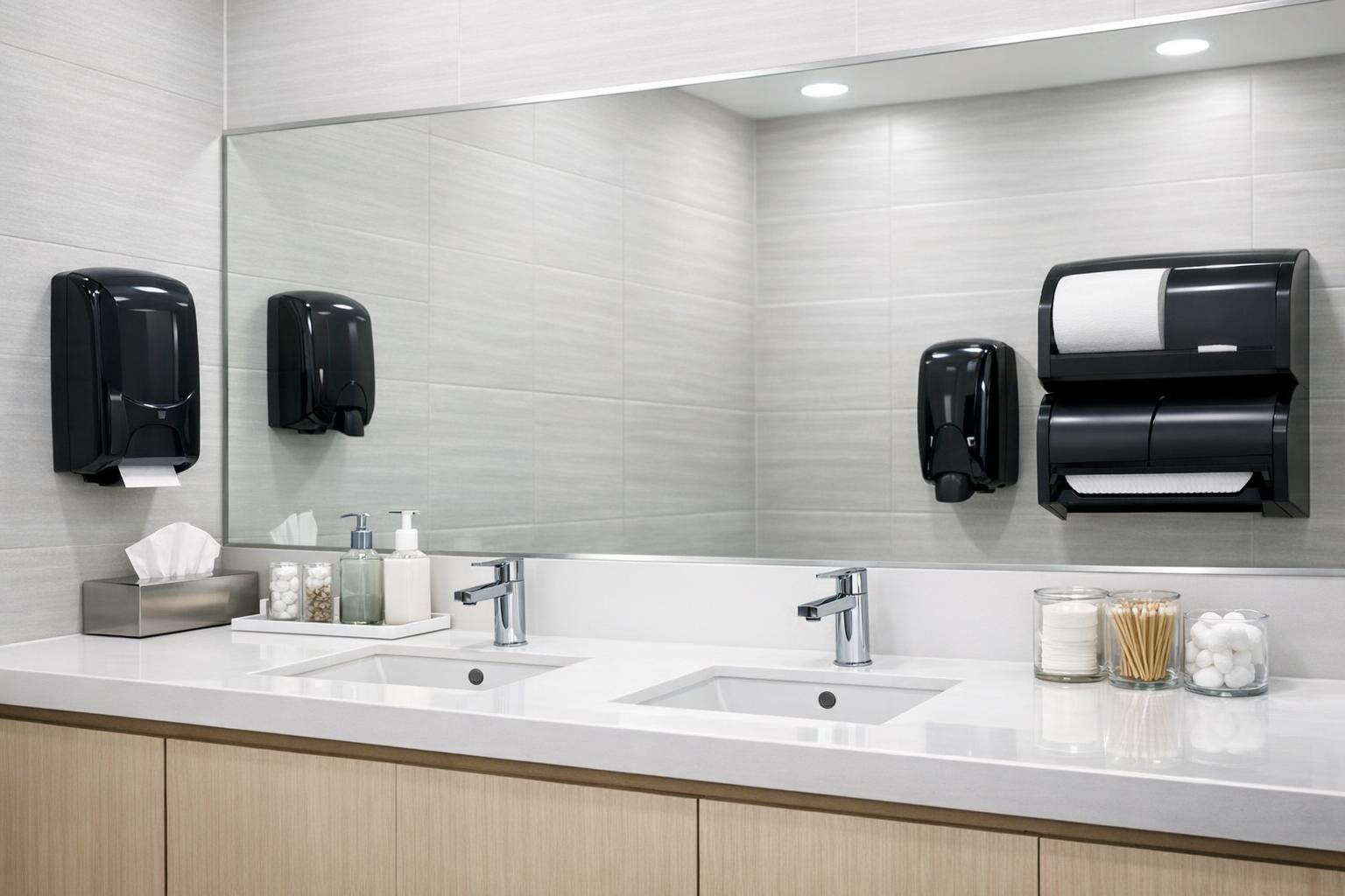 Surname and maintenance of toilet facilities and hygiene supplies ...