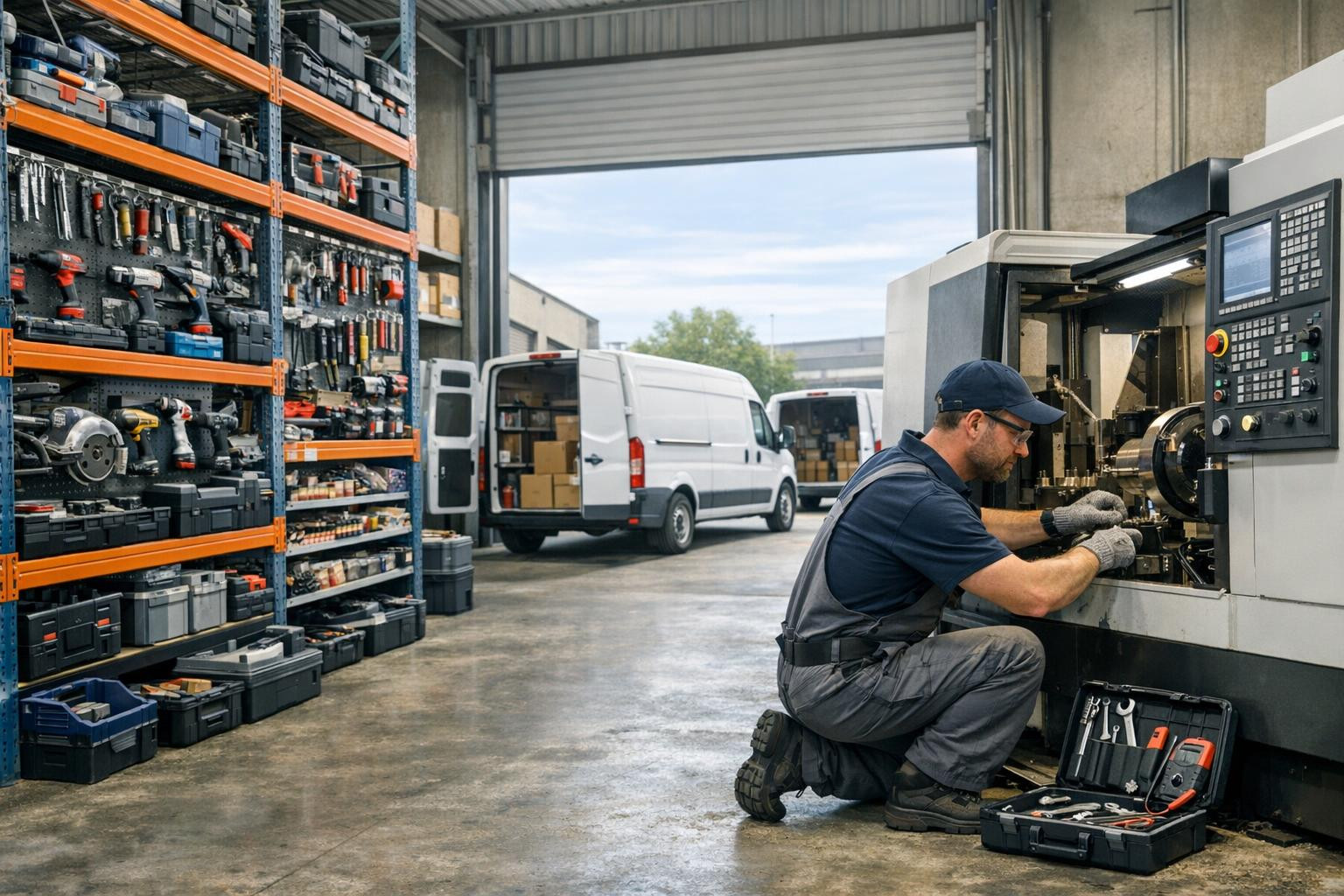 Effective Supply and Reliable Maintenance  for business customers who need hand and iron goods, spare parts and fast machine maintenance. Combined wholesale, fl