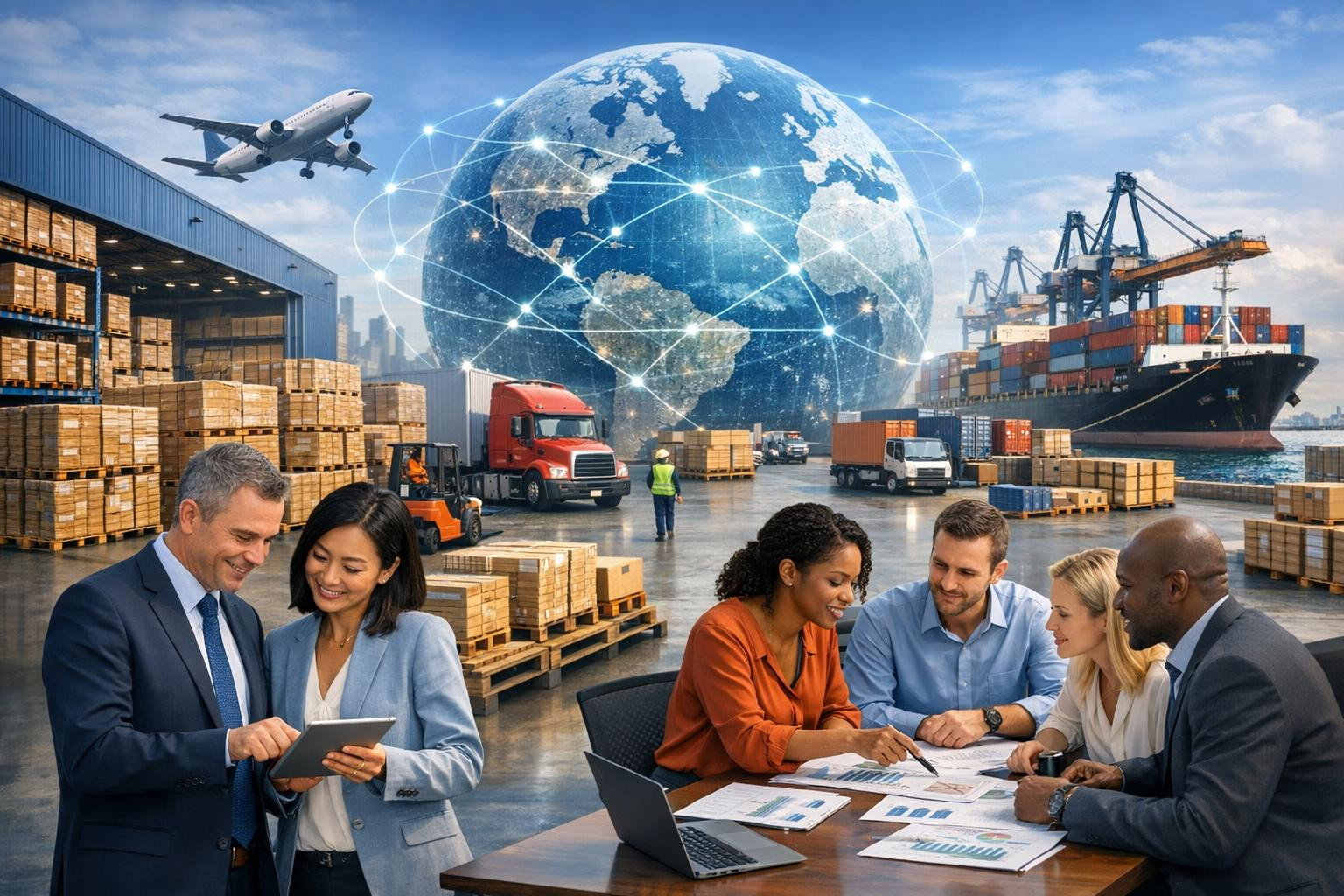 Full solutions for the brokering of goods   offer a practical and performance-based approach: finding buyers for goods, brokering suppliers and managing trade a