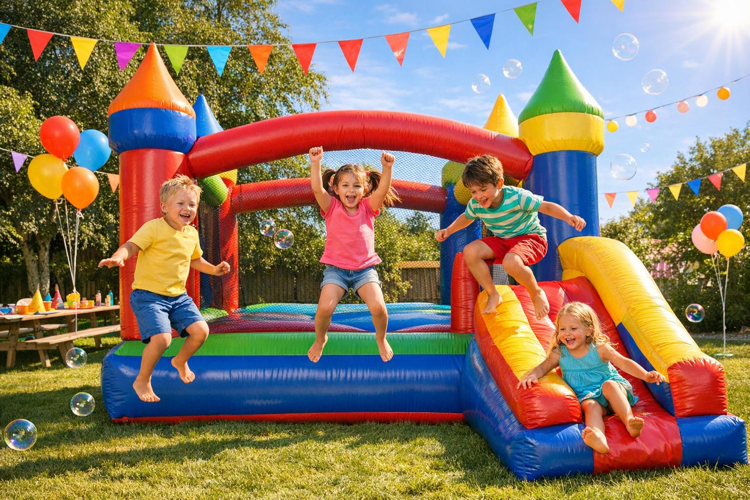 To create a memorable centre for each children's party     Trampolin  offers lively and active entertainment that is ideal for   children's parties   and  date 