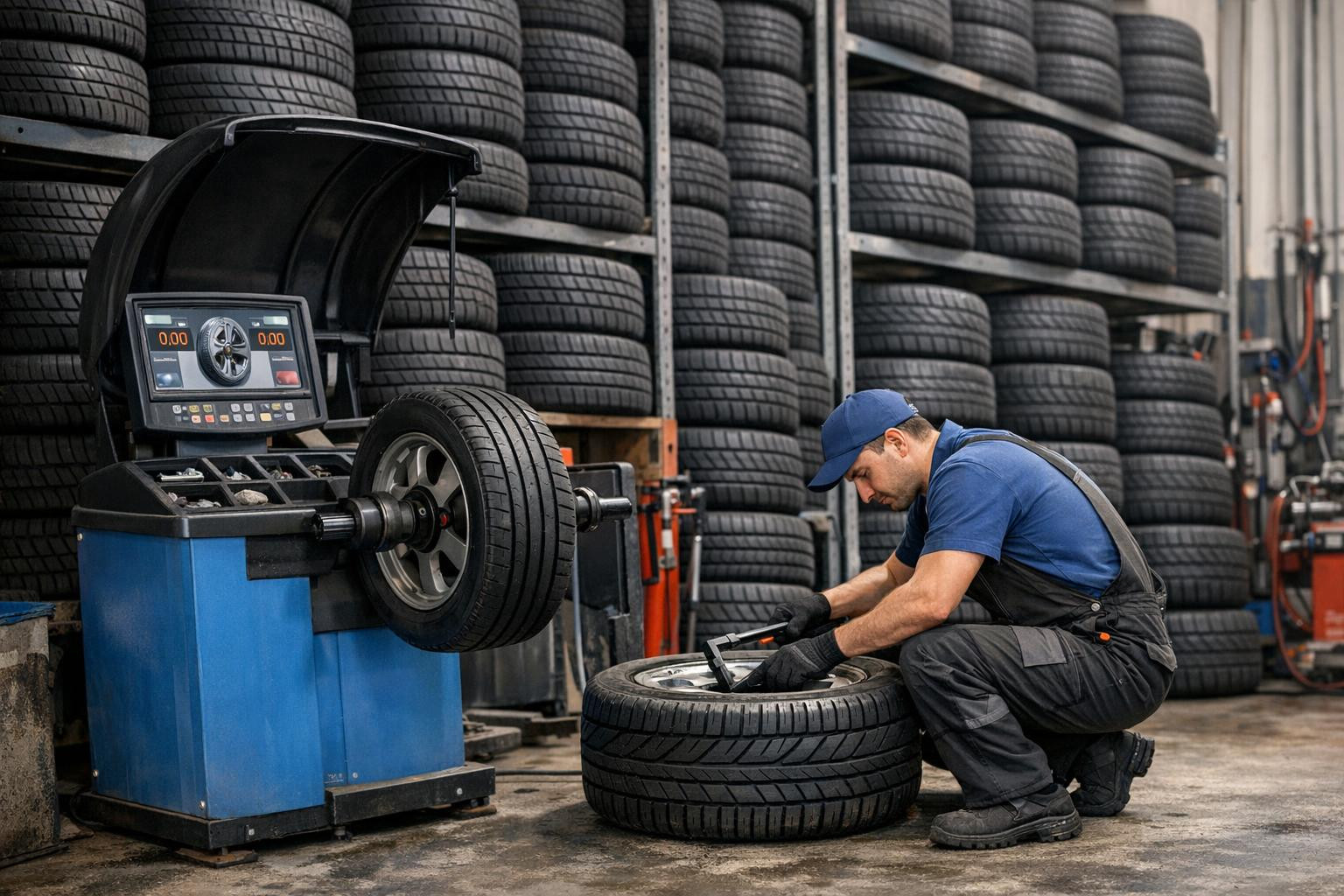 Tyre maintenance for safety and driving comfort    Professional tyre maintenance includes accurate  balancing , rapid  tyre repairs , seasonal storage and thoro