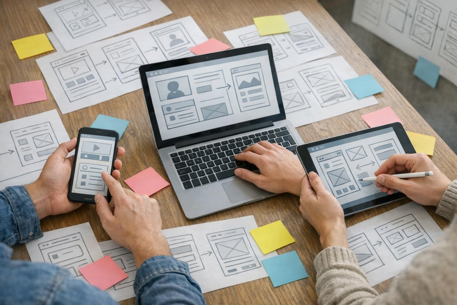 UI/UX design  creates clear and modern user interfaces that make complex operations simple, improve user experience and increase conversion. The approach combin