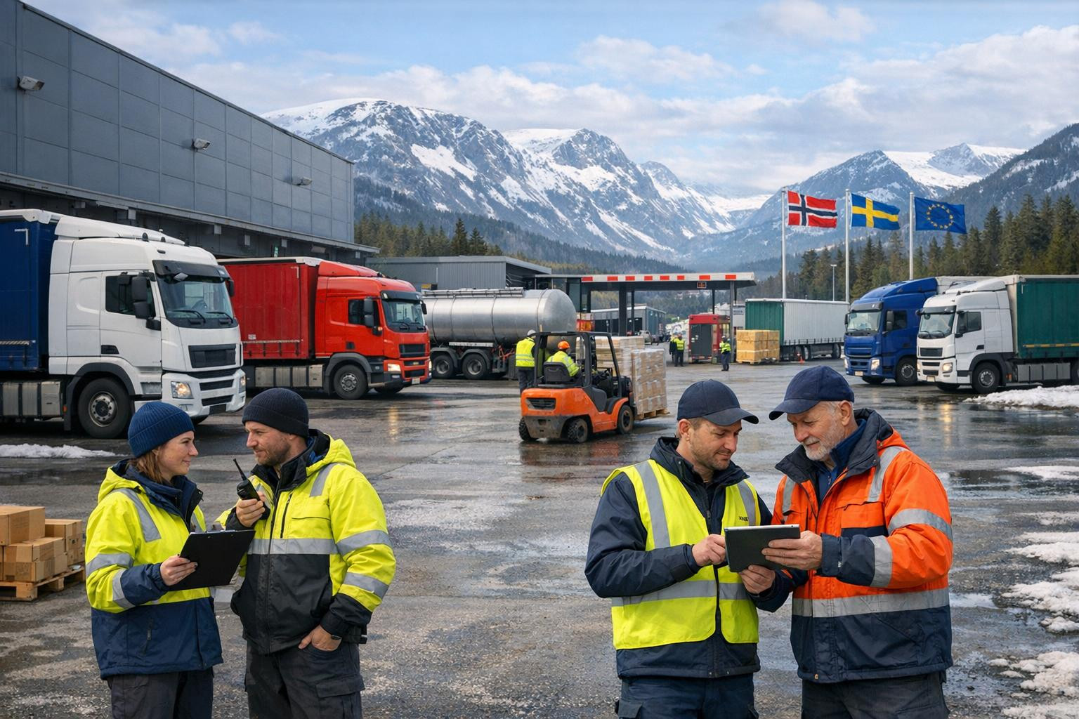 What do we offer    External road logistics between Scandinavia and the Baltic States, combining flexible full-time and part-time solutions, professional custom