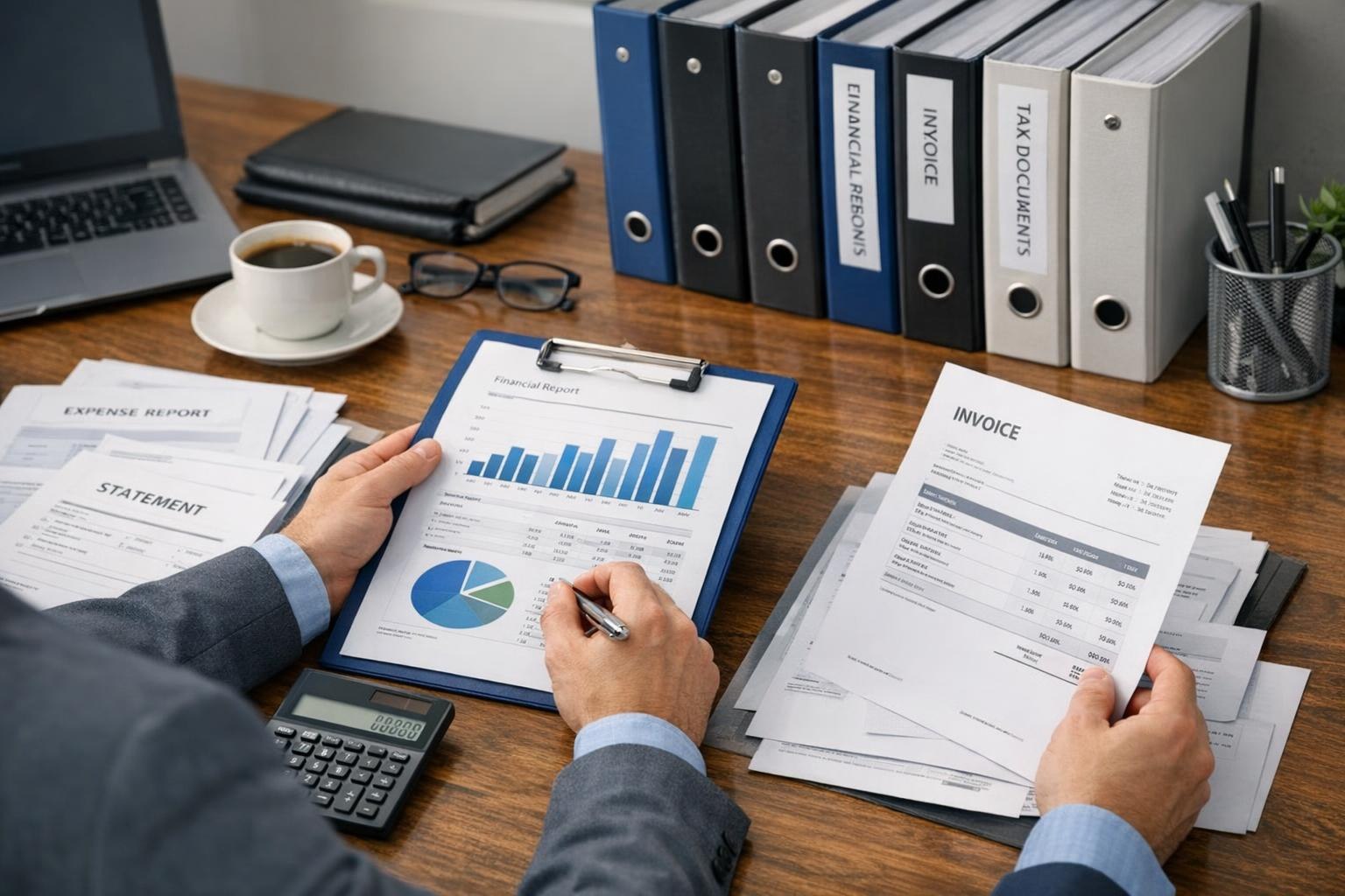 Full service for apartment cooperatives , which ensures correct entries, clearly legible reports and a strategic approach to budgeting. The accounts are organis