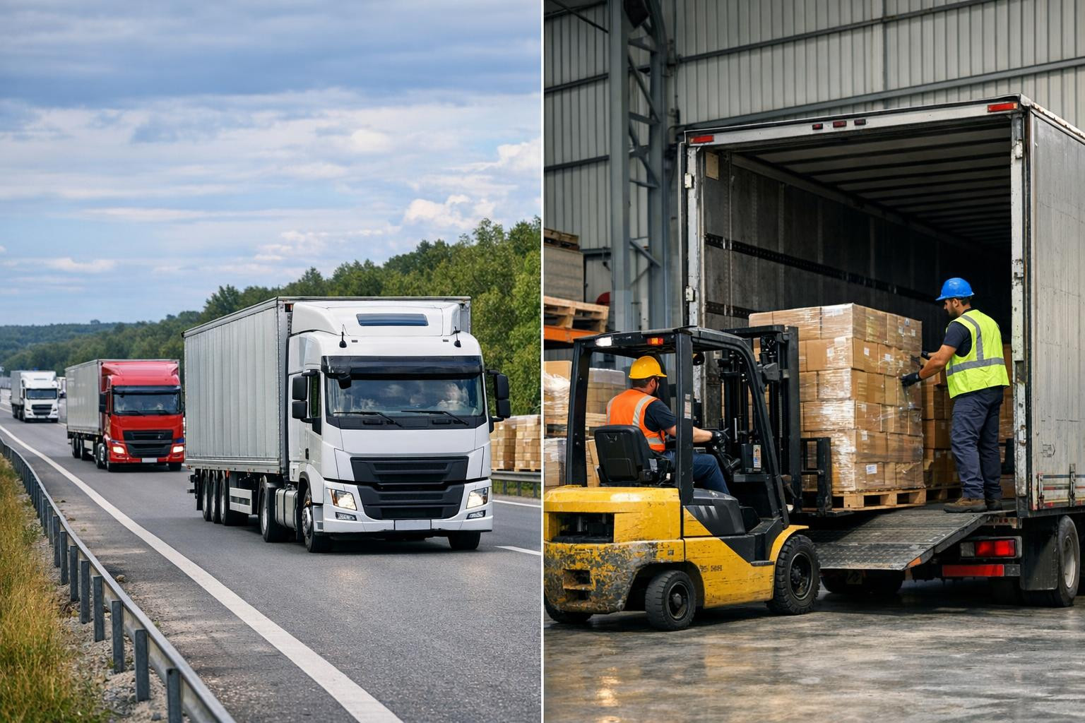 Usaldusväärne maanteevedu  ühendab täpsuse, kiiruse ja turvalisuse, et kaubad jõuaksid sihtkohta õigel ajal ja laitmatus seisukorras. Pühendunud veoautopark, ko