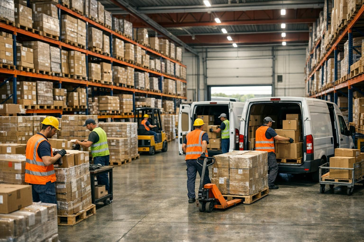 Täielik riigisisene logistika, mis hoiab tarneahela sujuvana   Riigisisene laohaldus  ja täitmislahendused, mis ühendavad efektiivse laohalduse, optimeeritud ta