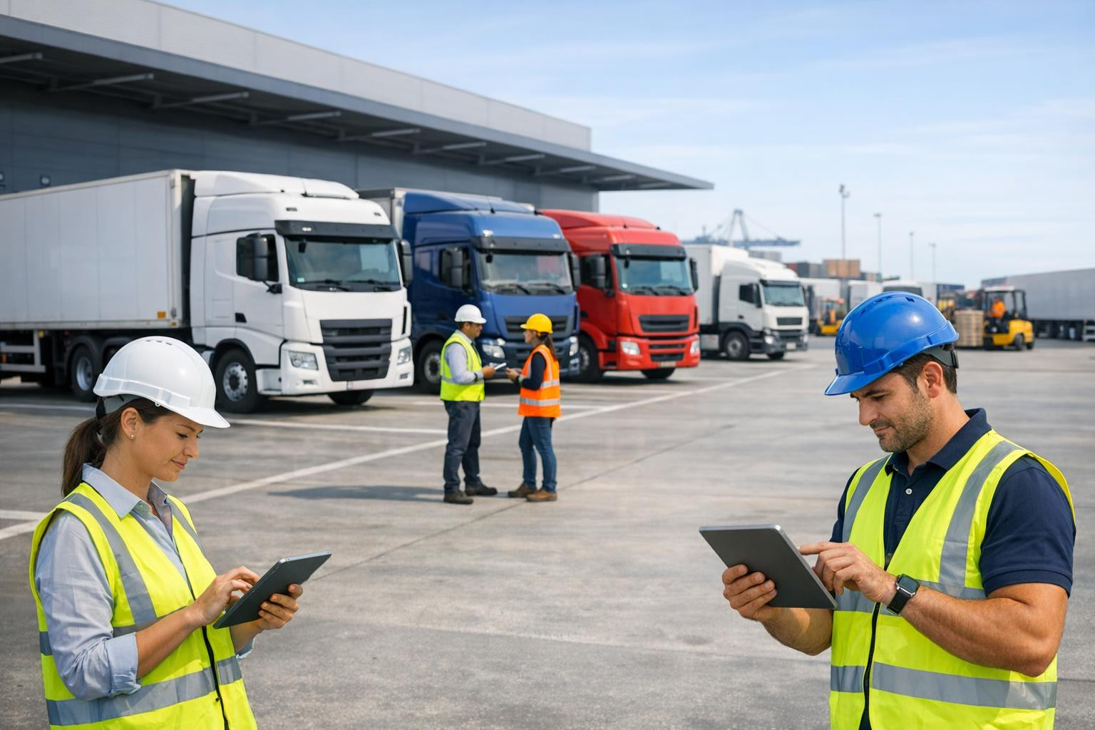 Terviklik maanteetransport ja transpordilogistika, mis ühendab ...