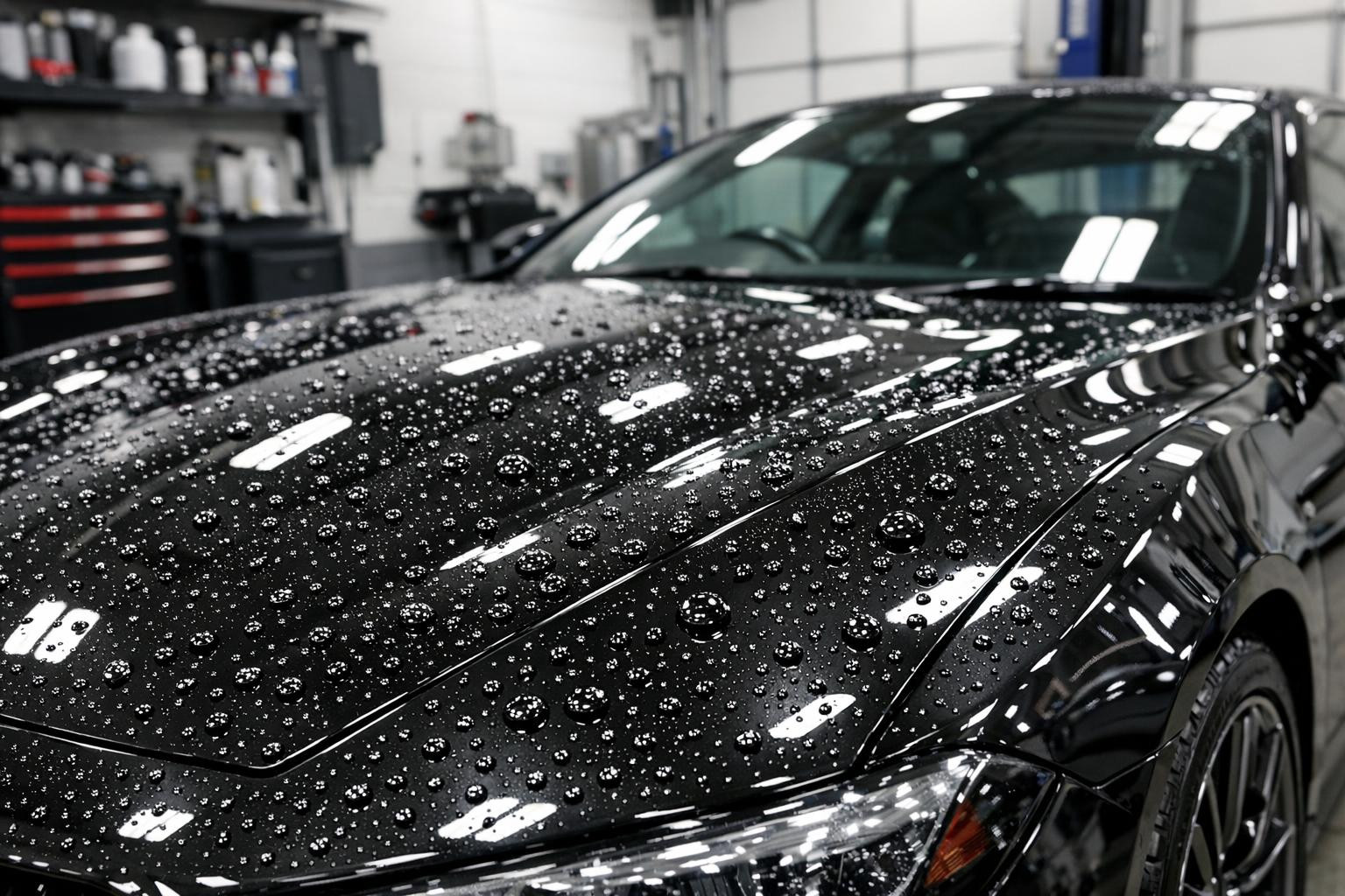 Väline hooldus  ühendab professionaalse välisdetailimise, sihipärase raudosakeste eemalduse, põhjaliku mootoripesu ja kaitsepakkuva vahatamise, et taastada auto