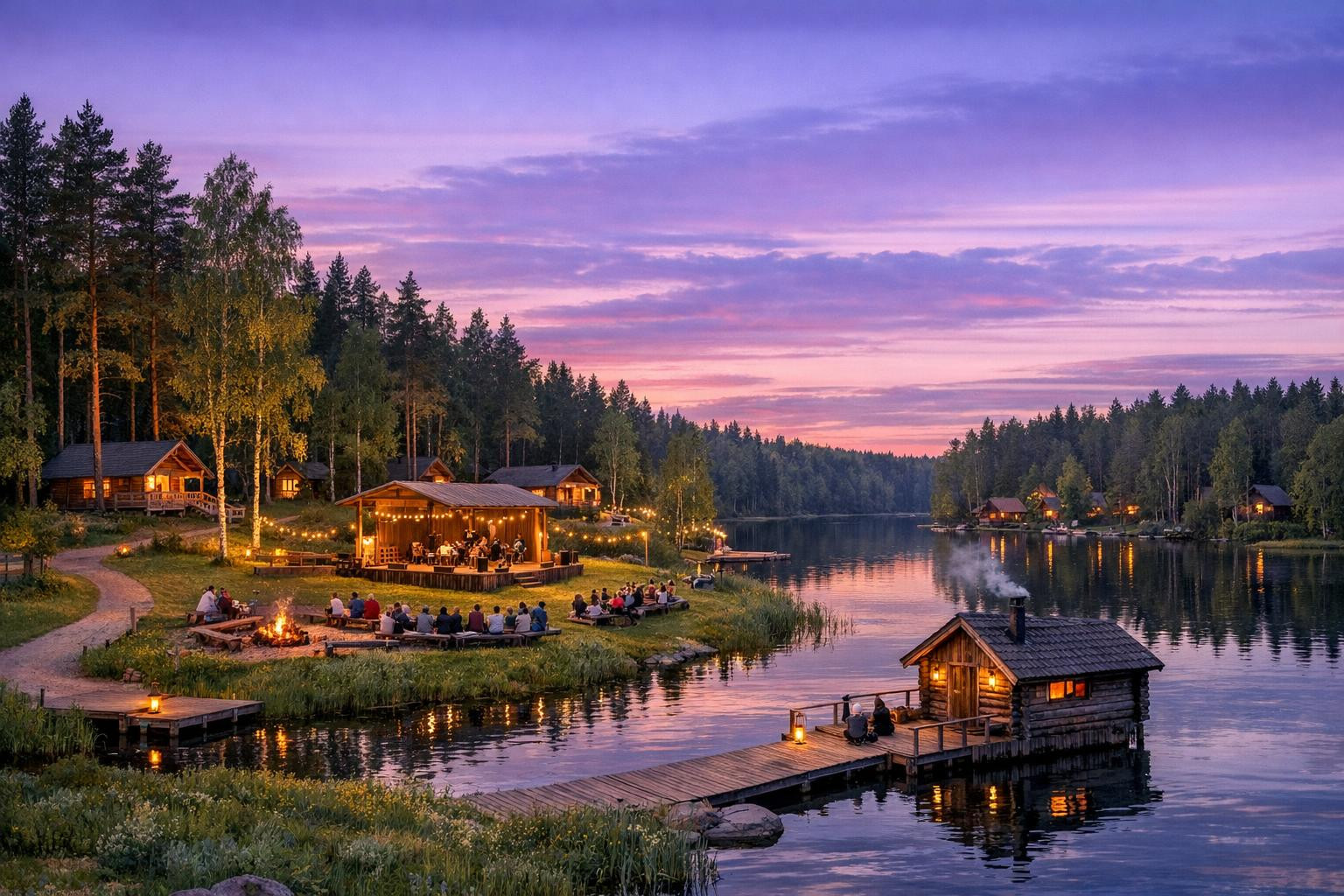 Vango Idemaa offers a peaceful accommodation and a unique environment ...