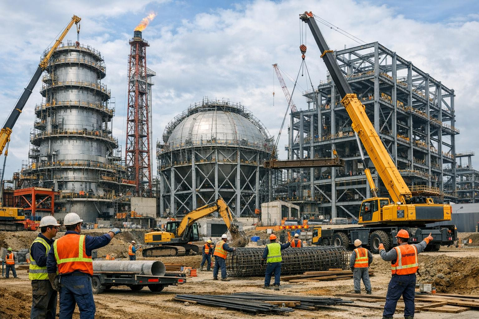 Different construction works  offer comprehensive solutions for complex special projects and construction of special constructions, from initial planning to fin