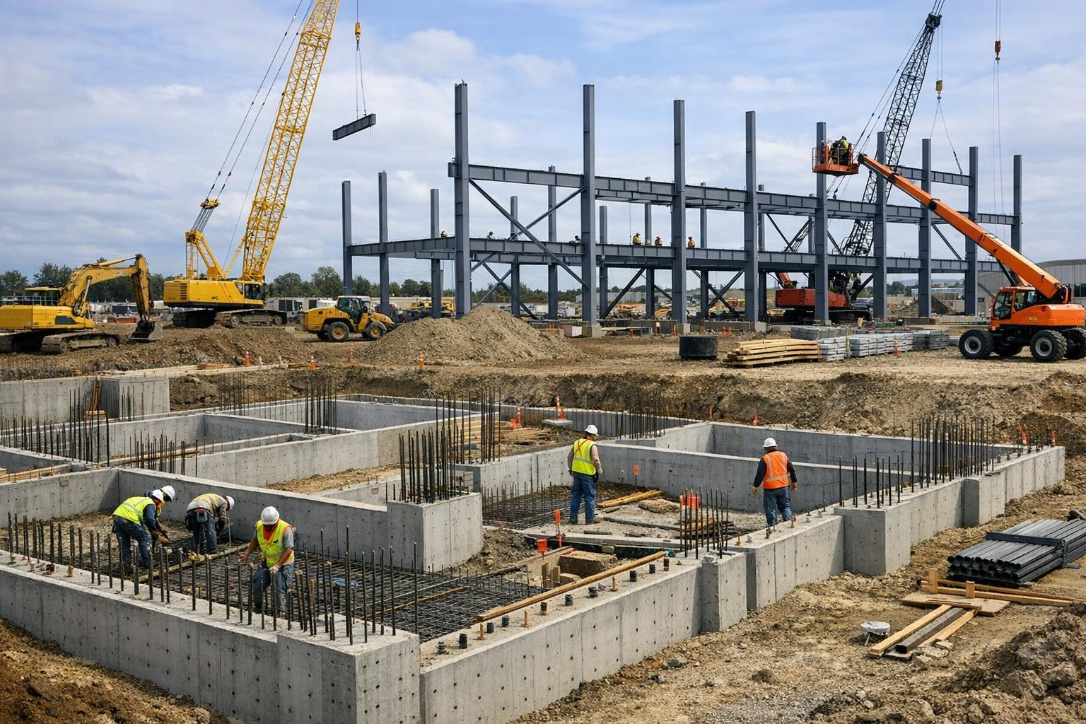 Pikaajaline stabiilsus ja täpsus  — vundamendid ja kandekonstruktsioonid, mis tagavad hoone kindla aluse aastateks. Pakutavad betoneerimistööd ja karkassehitust