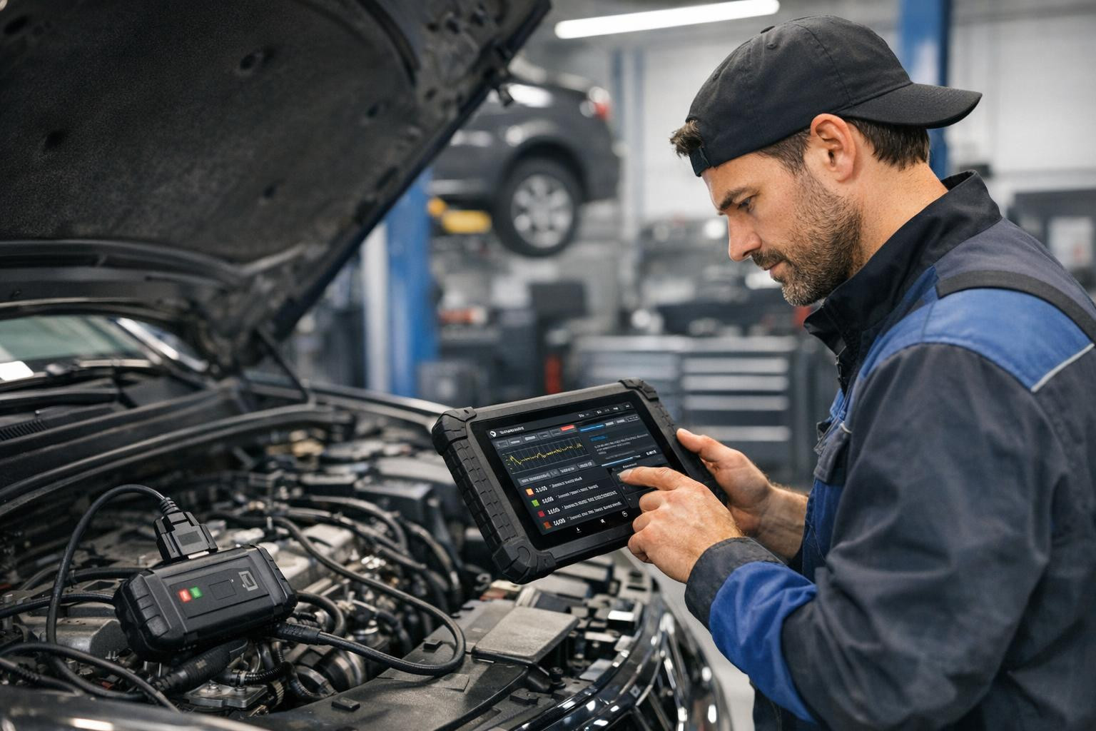 Precise electronic diagnostics that save time and money   < Vehicle diagnostics  is based on modern scanners and software solutions that count   error codes 