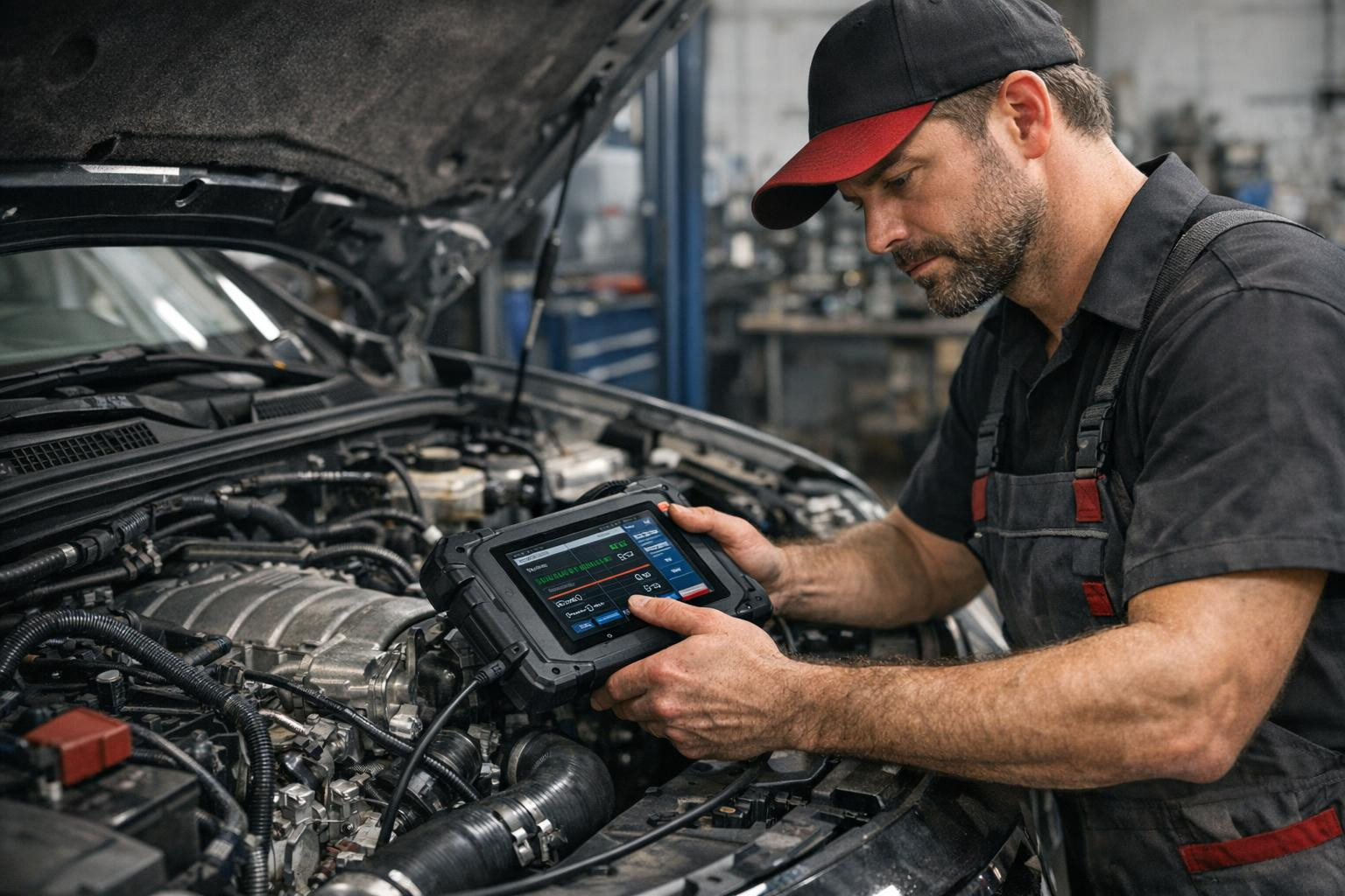 Vehicles Diagnostics  is a professional control process that detects and locates quickly and accurately deviations from the electric, ignition and ignition syst