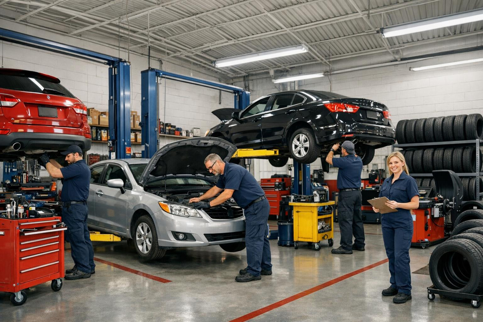 Reliable maintenance that keeps you on track     Local and fast  vehicle maintenance combines professional approach and clear results: climate maintenance, tyre