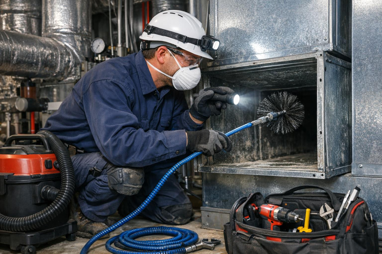 Regular ventilation and channel cleaning ensure reliable indoor air circulation, reduce the risk of malfunction and prolong the lifetime of equipment.  Regular 