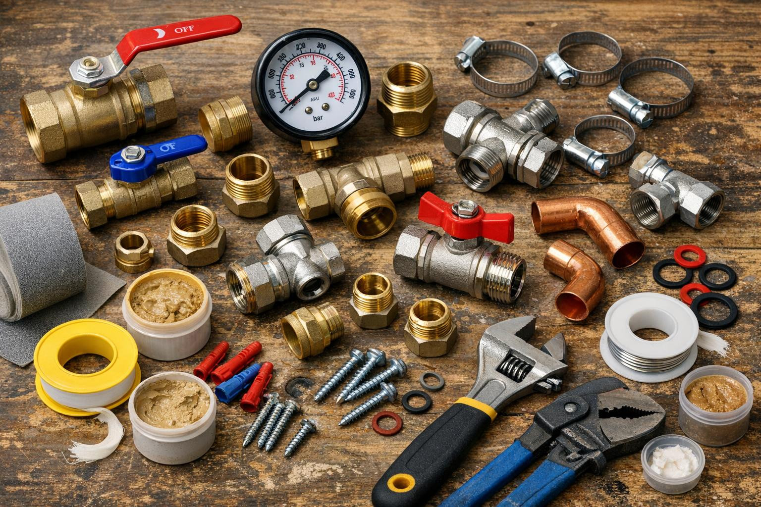 A wide range of valves, connections and installation accessories are designed to ensure that maintenance and repair work is carried out quickly, safely and with