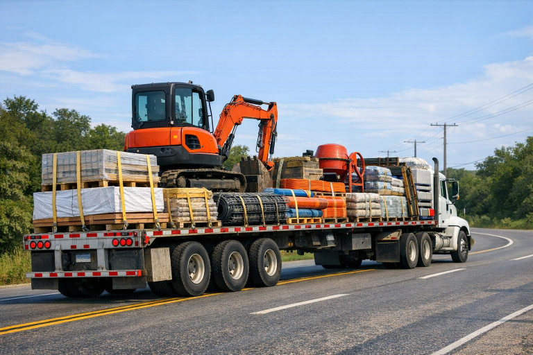 Veoteenused ja masinavedu – professionaalne laadimine, transport ja mahalaadimine