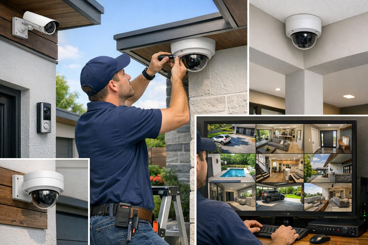 Security, which can be trusted     Video surveillance  and professional   camera systems  provide a clear overview, continuous monitoring and quick access to th