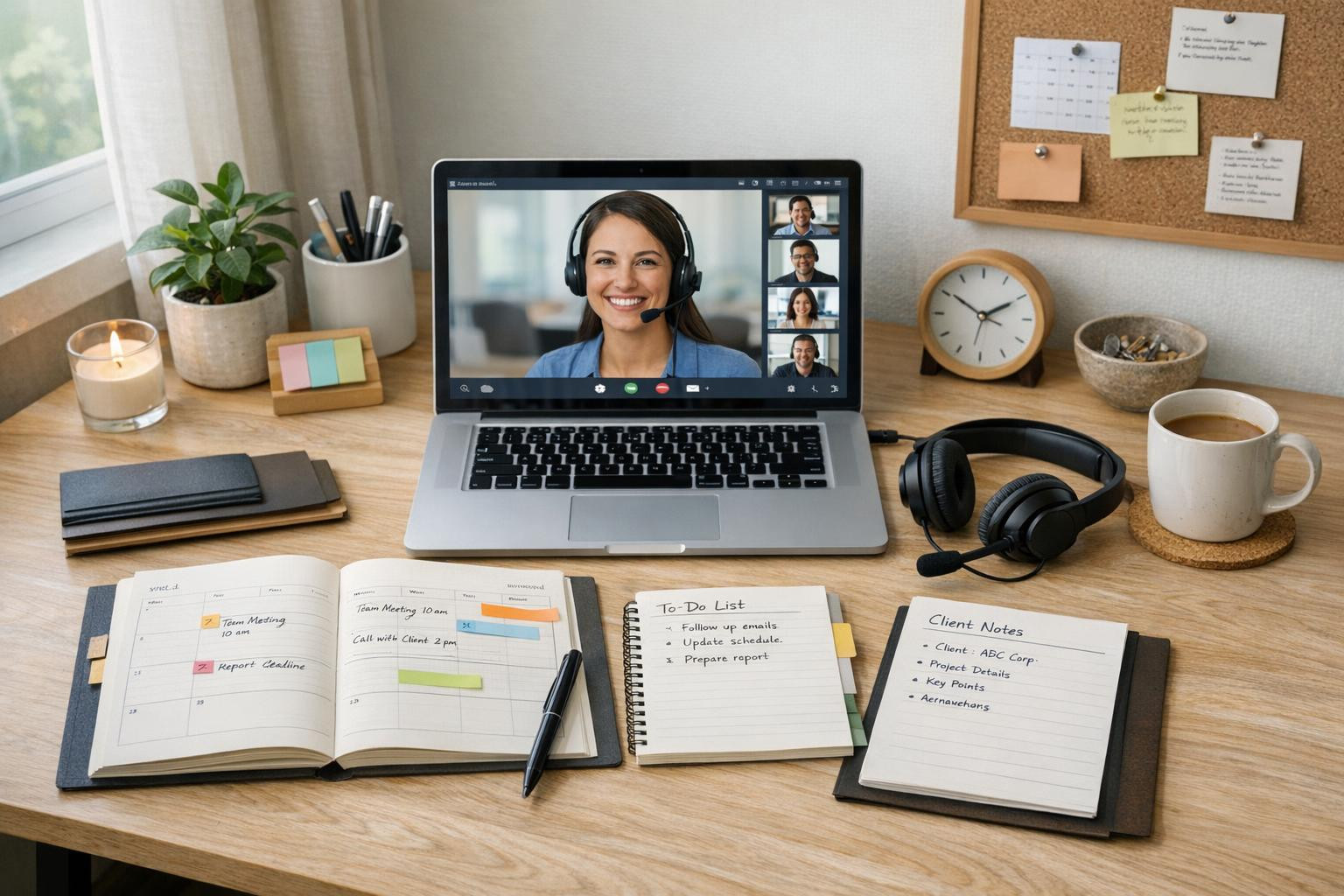 Virtual assistant  provides practical and reliable support for the management of daily business routines. The service takes over the management of the mailbox, 