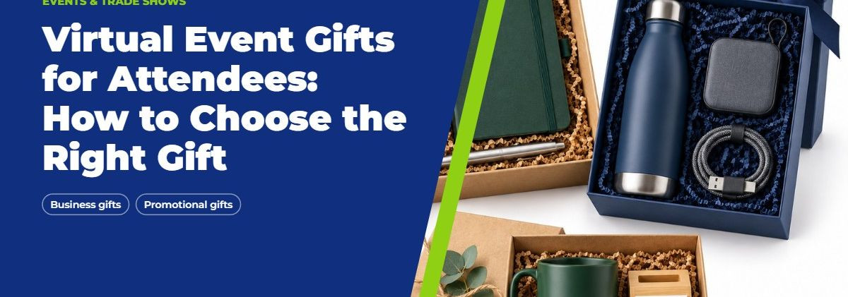 The best virtual event gifts are things attendees will actually use, with a logo that looks good and delivery planned so parcels arrive on time. This Logo.ee gu