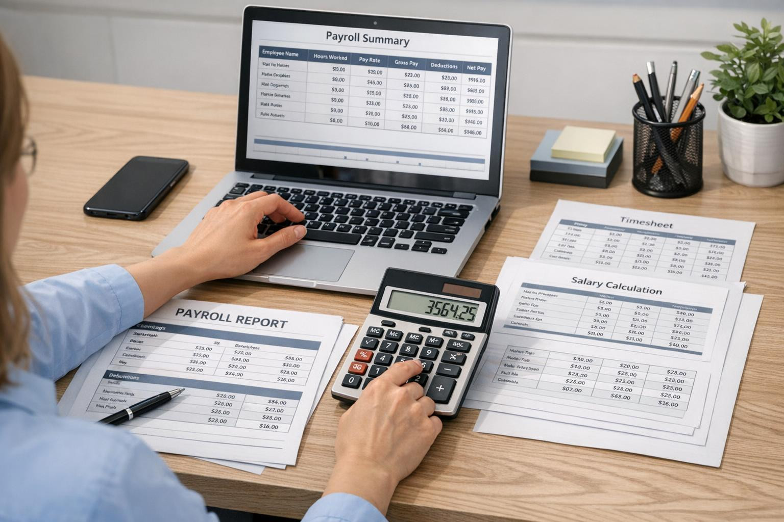 Wage management, which relieves time and protects the reputation of the company    Wage accounting  is implemented with the highest standards of accuracy and le