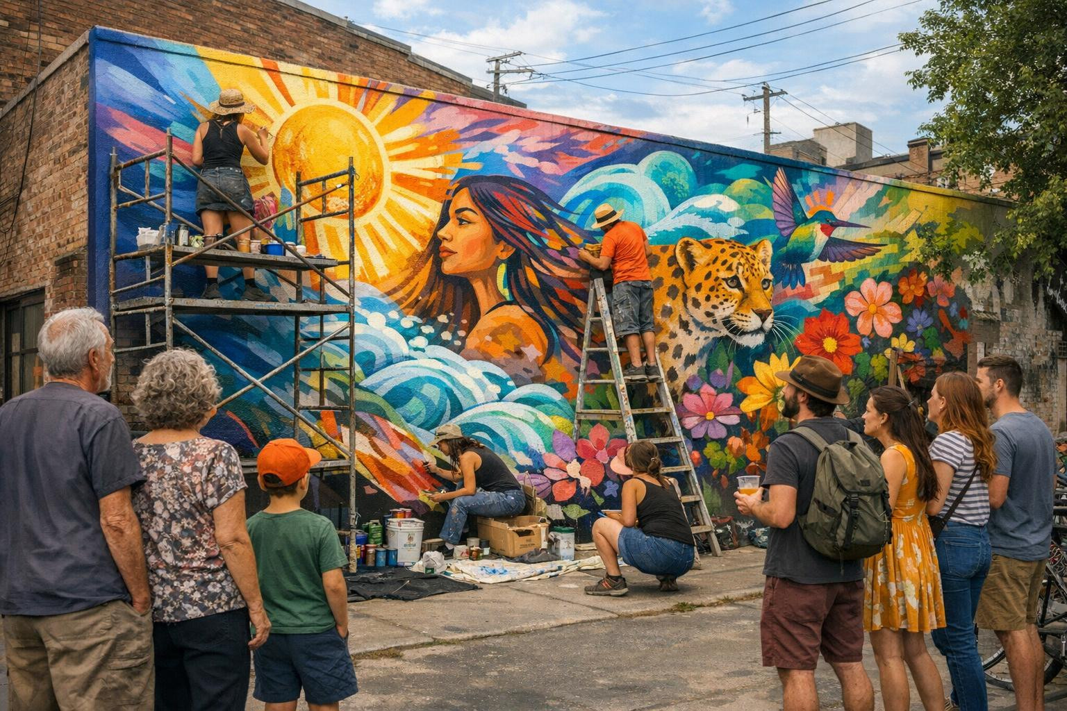 Change the walls to stories: site-specific art to strengthen public space     Seminaling  and  mural art  give architecture a new voice, increasing the attracti