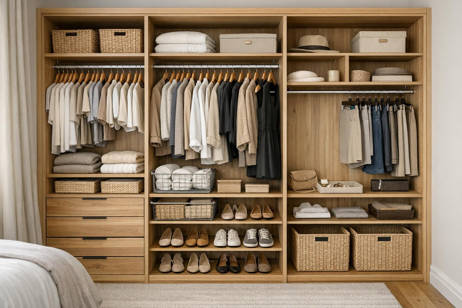 Adapted wardrobe systems change the way the home is maintained ...