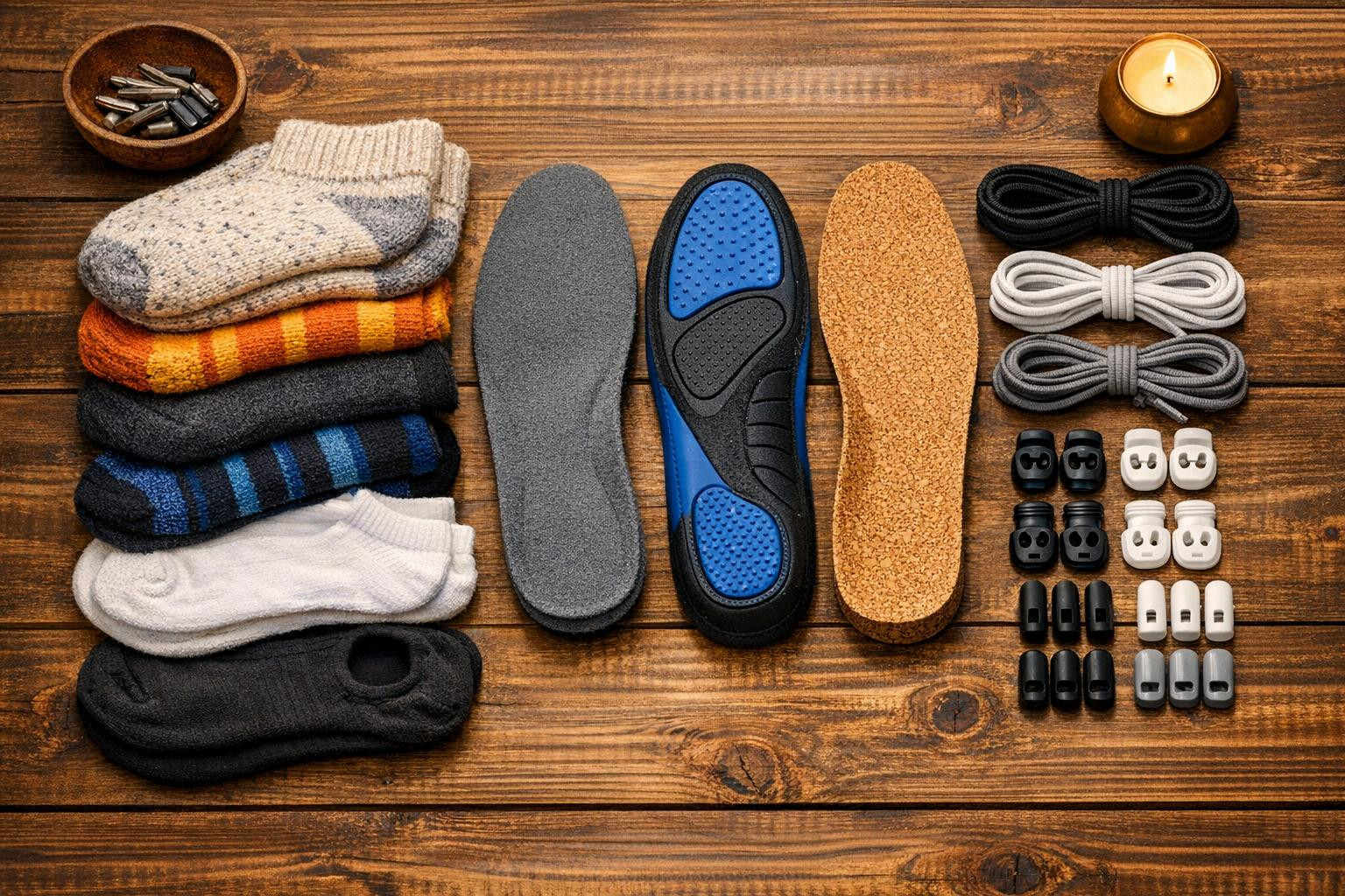 Every day starts with the choice of shoes - but the real comfort comes from the right finishing. Perfect for comfort and warmth are  merino wool socks , practic