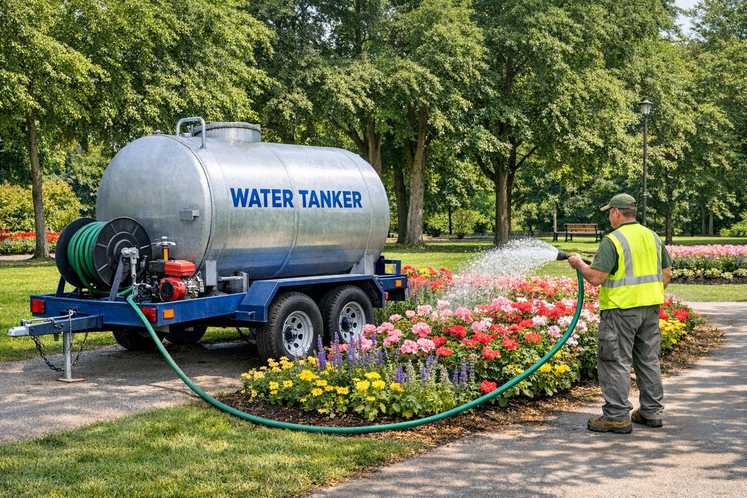 Vetanker  is a mobile water valve platform offering large-scale water transport and rapid off-take to the ground or directly to the systems. Suitable for both a