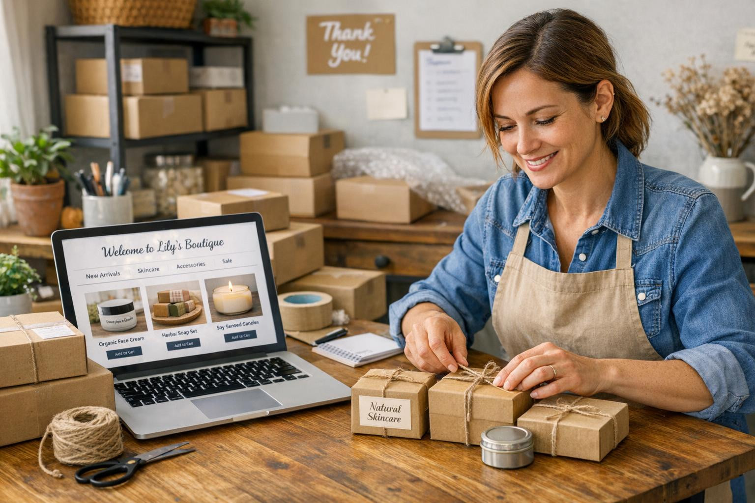 Full-functional website with online shop option  helps to start sales quickly, safely and professionally. The solution includes all important components: set-up