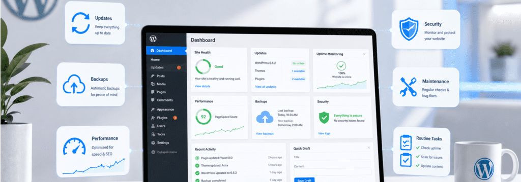 WordPress is one of the most common ways to build a company website, but a finished website does not mean the work is over. If WordPress, plugins, themes, forms