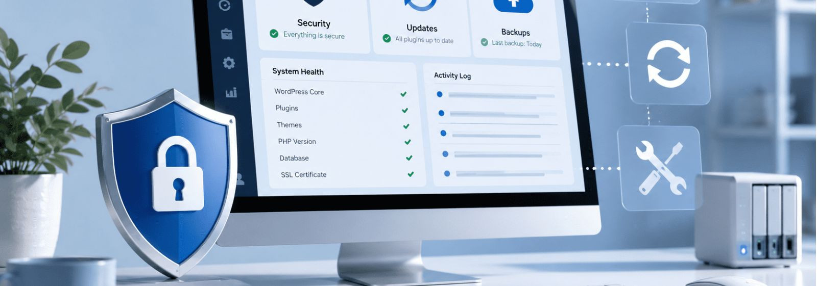 Visibilion has published a new article about website security, WordPress maintenance, updates and backups.    The article explains why website security is not o