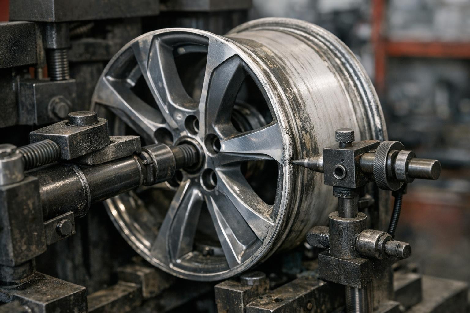 Professional wheel straightening and wheel restoration to ensure ...