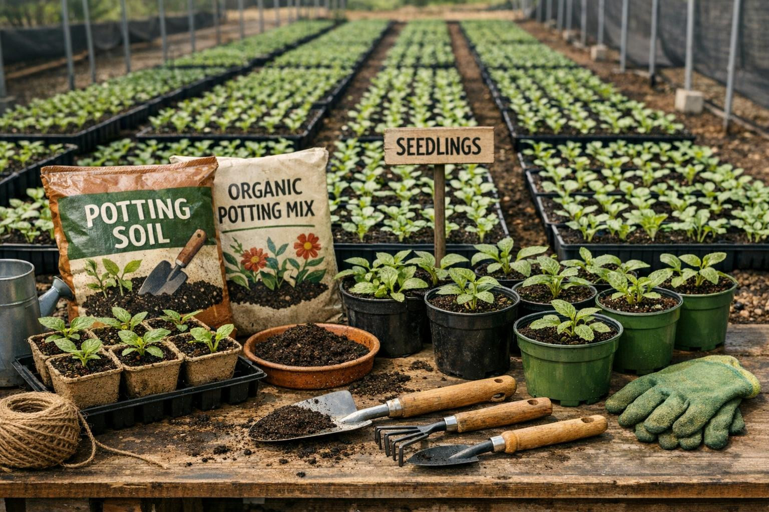 Healthy plantations, strong start and everything necessary for planting     Plants and plants  offer a safe start for both garden, balcony box and professional 