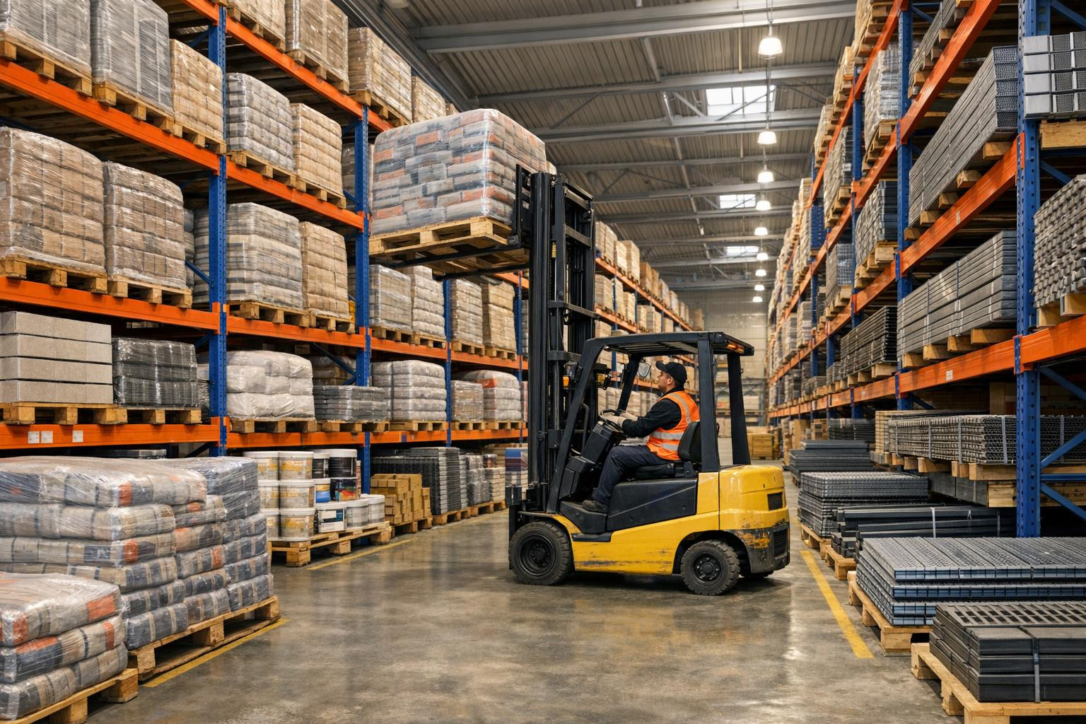 A central logistics solution for large construction and industrial projects   < Wholesale and deliveries  ensures the smooth and cost-effective execution of 