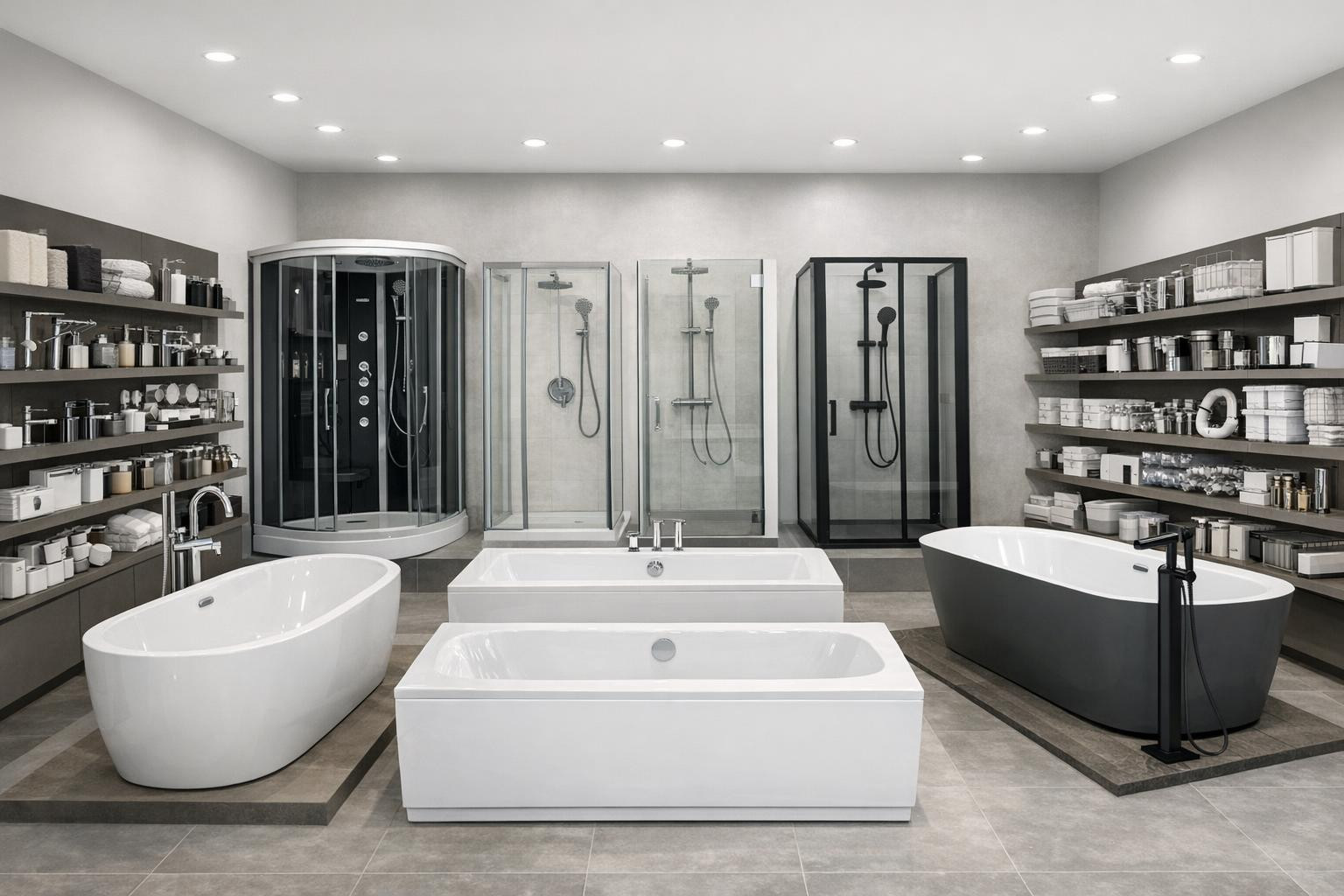 Full chain from bathroom connections to finished panels  - a solution for professionals that combines   baths in wholesale  ,  dush cabinets in wholesale  ,   b