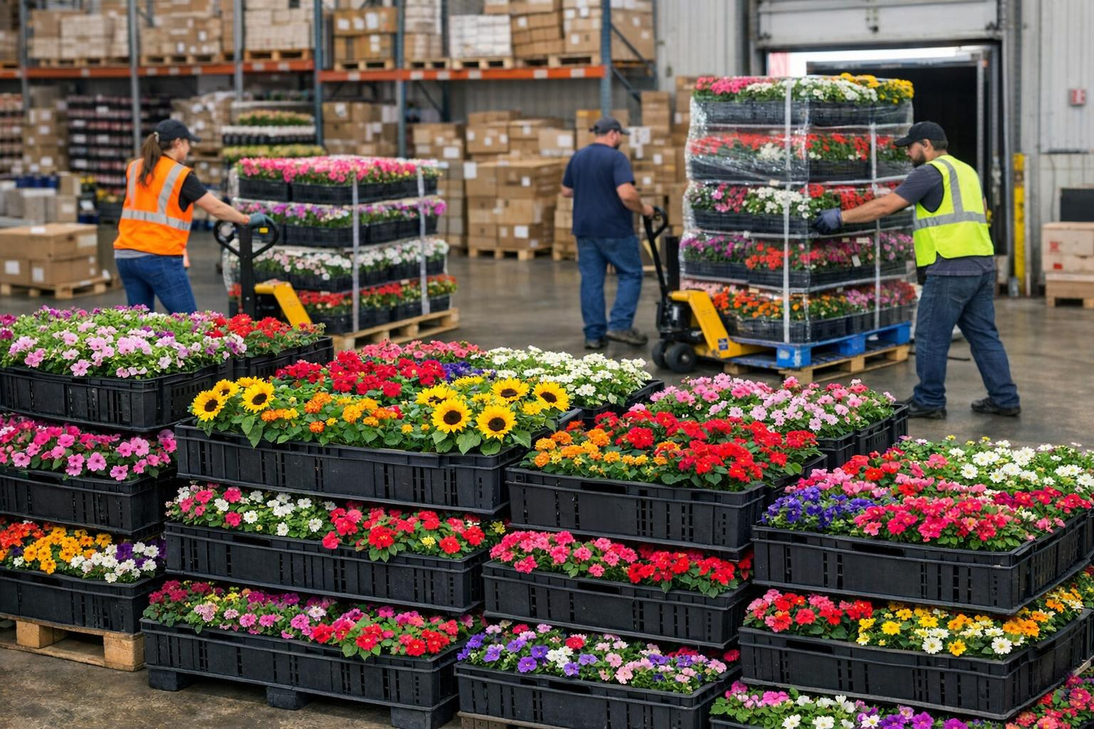 Fresh summer flowers in larger quantities, directly to the warehouse    Summer flower wholesale  offers retailers and event organizers on national and local mar