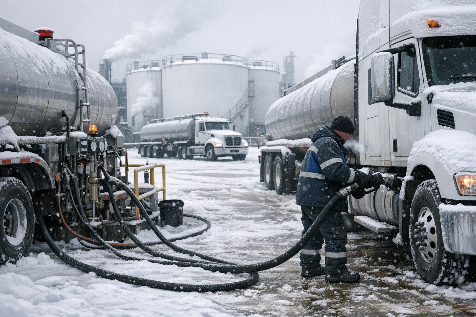 Winter diesel: Cold-resistant fuel that keeps the equipment running    Winter diesel  is specially formulated  cold-resistant fuel  , which ensures reliable sta