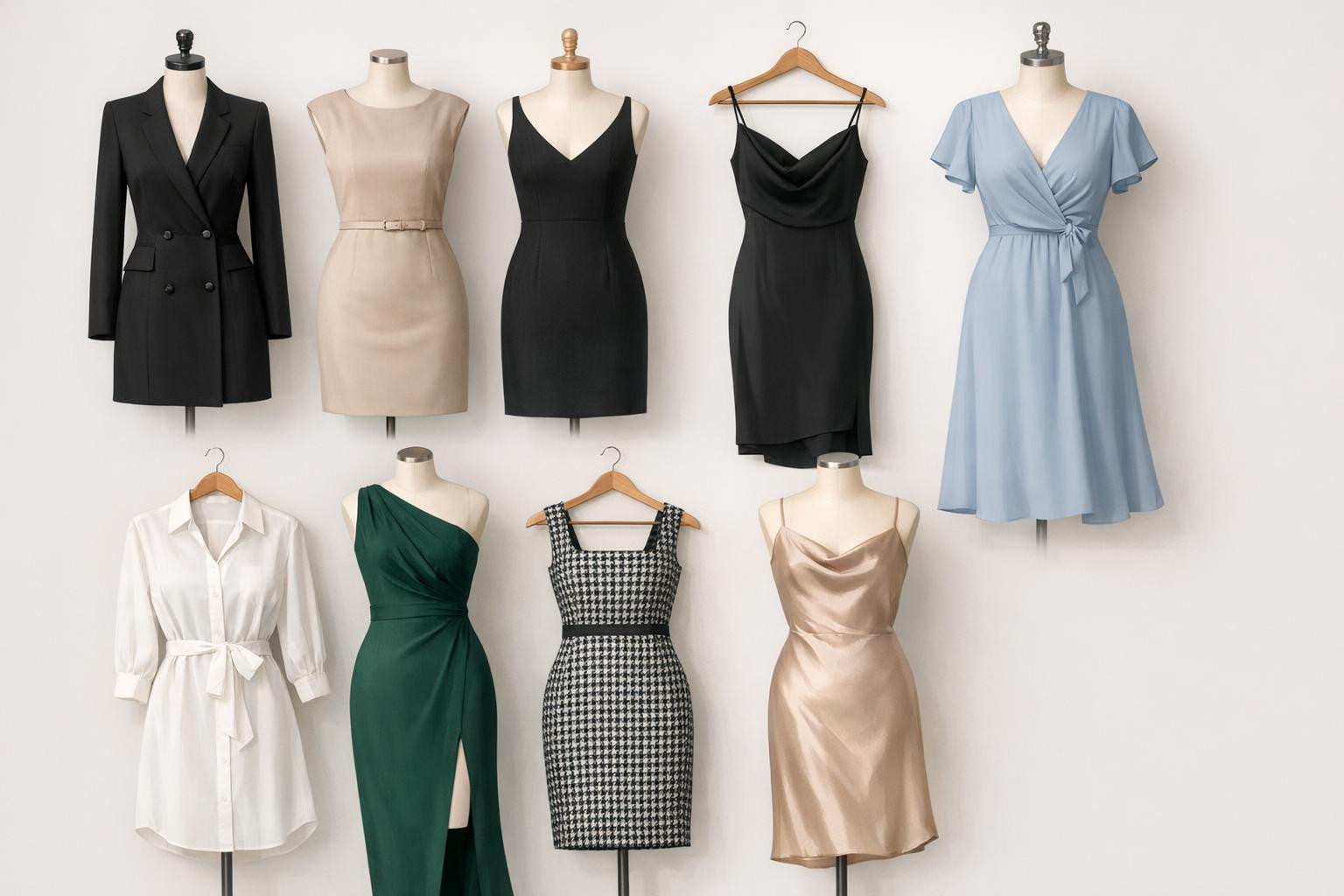 Women's dresses  offer carefully selected solutions for both office, evening event and leisure time. Each cut and material is chosen to emphasize self-confidenc