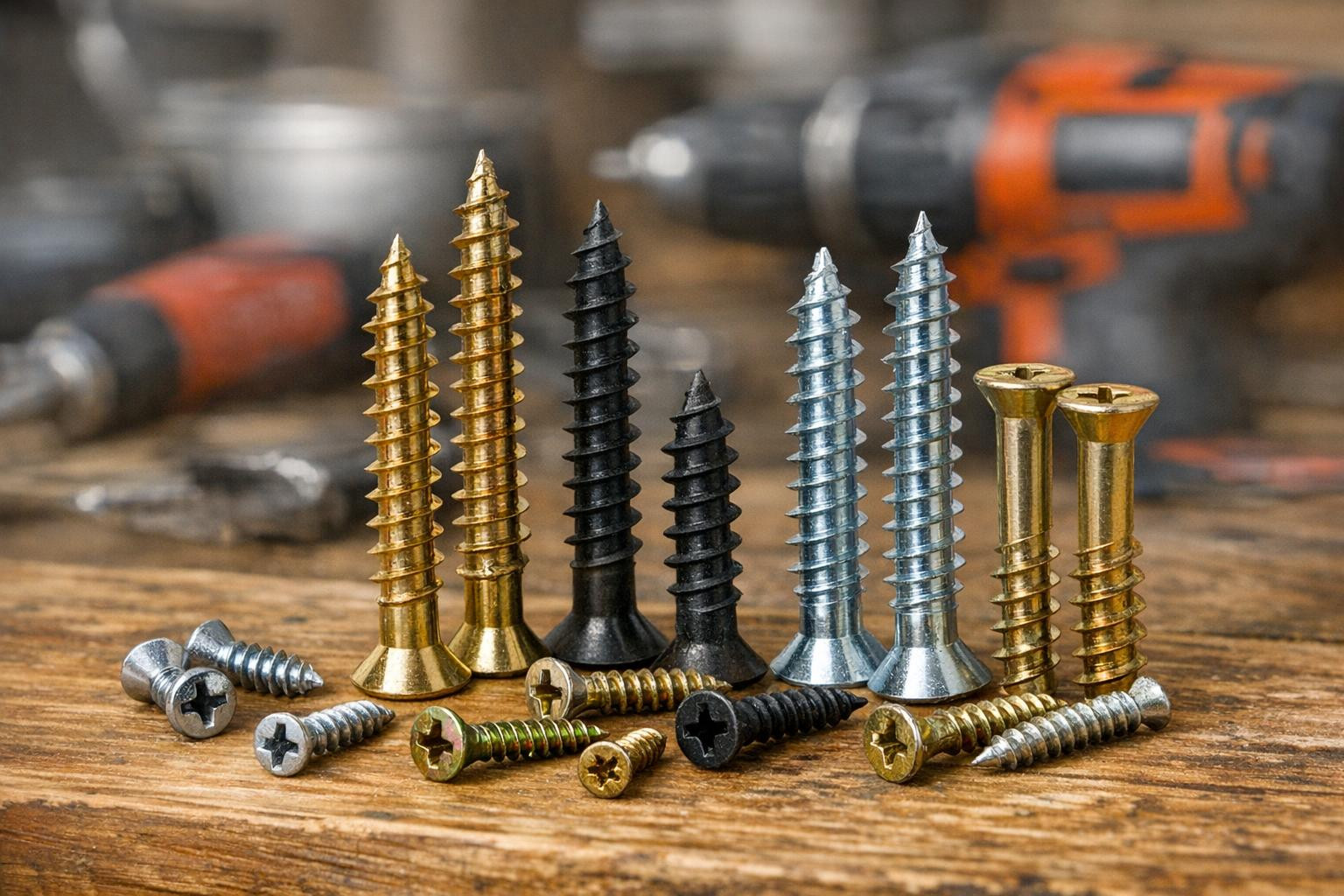 Wood screws for strong and long-lasting woodwork Wood screw is ...