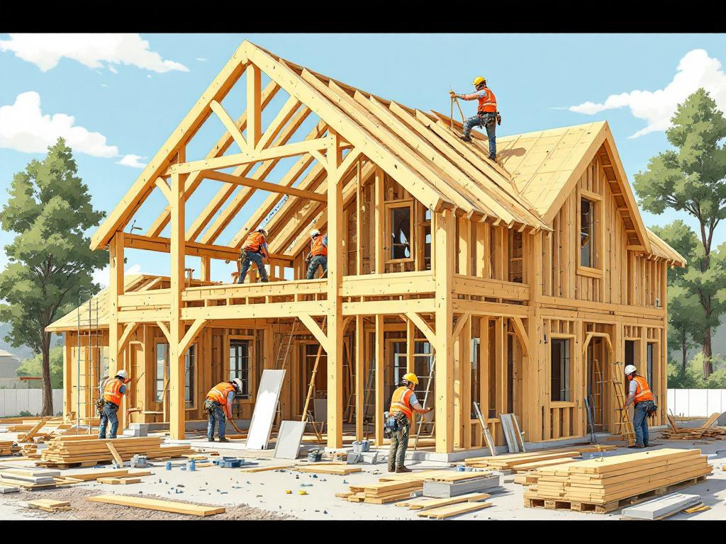 Puitkarkass building  is a modern and proven method for the rapid and energy-saving construction of new buildings. The wooden backbone provides a favourable bas