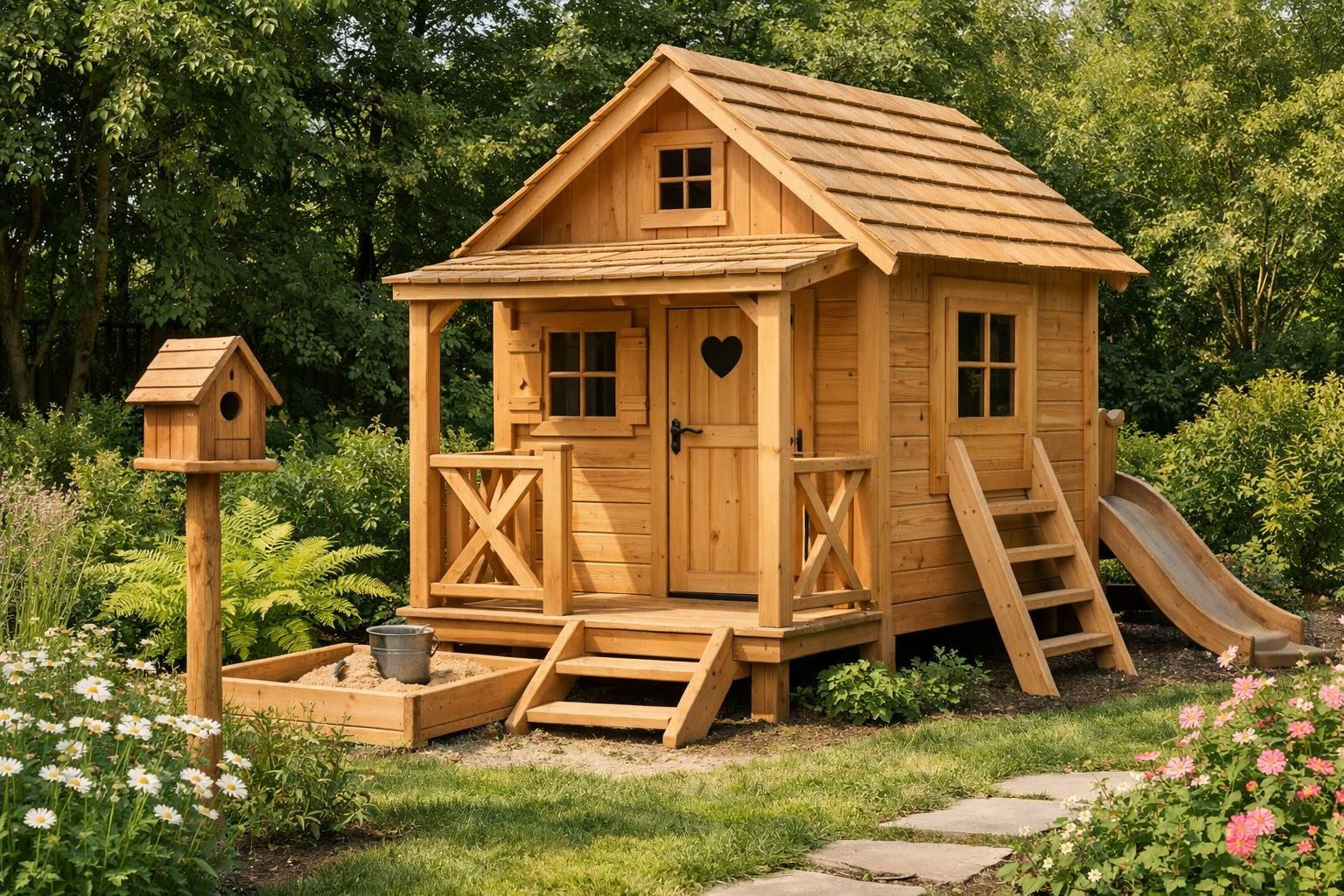 Woody playhouses for children who grow imagination and last for years     Woody playhouses for children  offer a safe, close-to-nature playground suitable for b