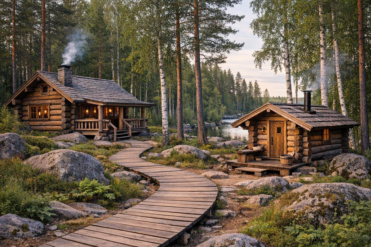 Durable wood, customised solutions and full implementation    <  Wood solutions  provide full service from the design of log houses, log saunas and outdoor w