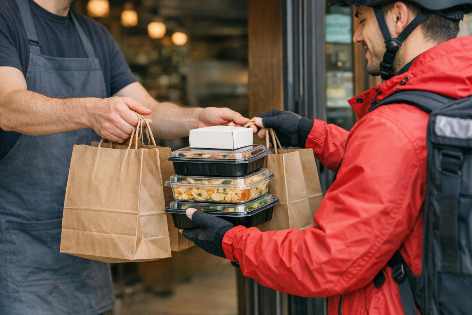 Fast lunch without effort: convenient ordering and delivery   < Bolt Food  or direct order brings the choice of favorite dishes directly from the café or res