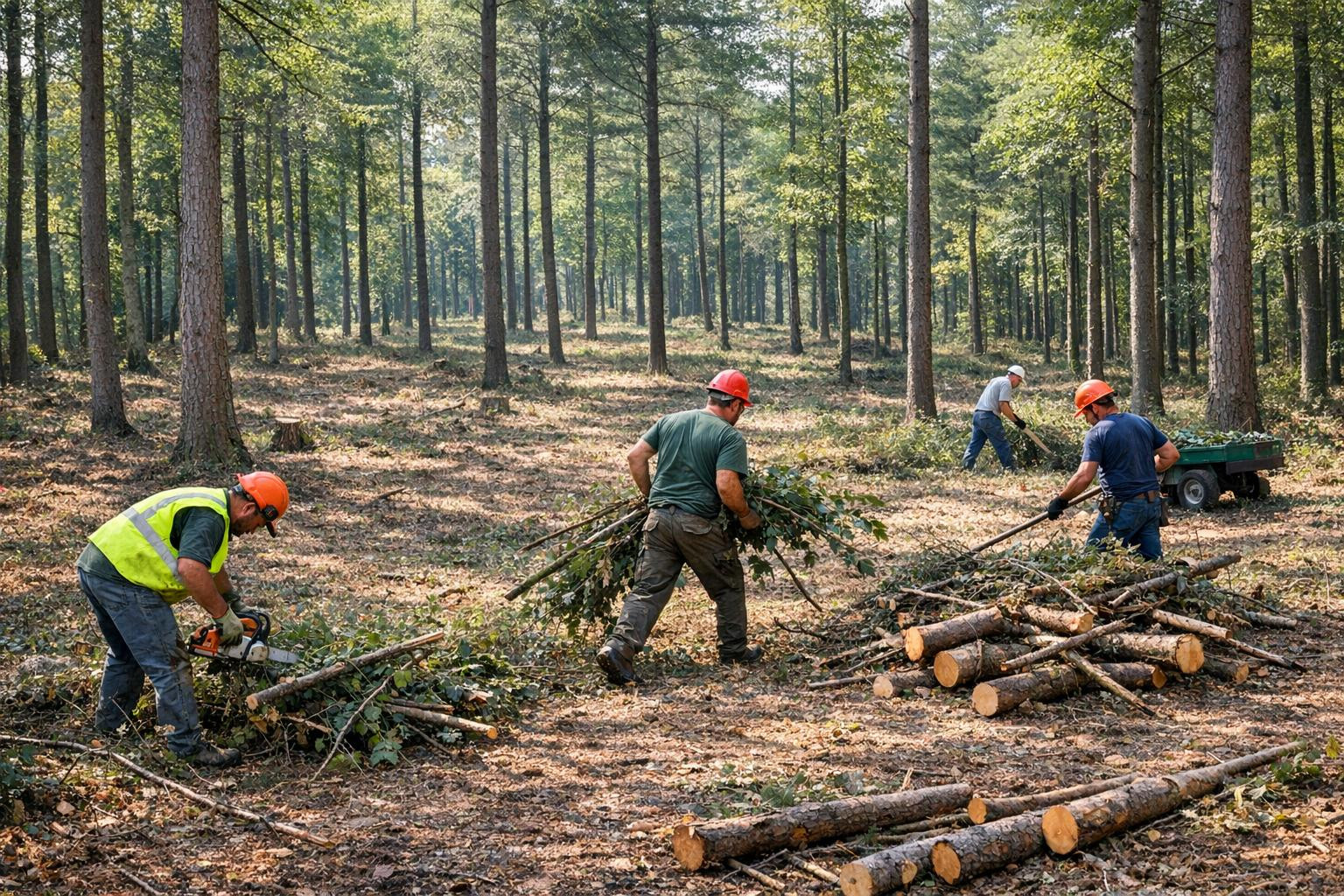 Junior and recreational logging restores the natural structure of the forest and creates conditions for strong, healthy growth. Refined tree rejuvenation and ta