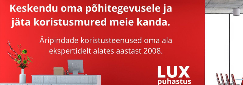 LUX PUHASTUS OÜ Puhastusteenused äriklientidele